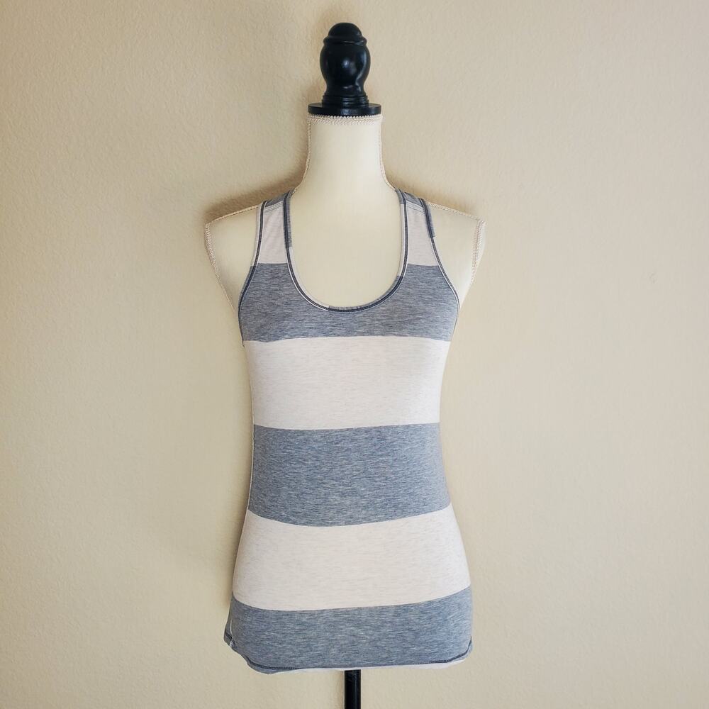 Lululemon Superb Striped Racerback Top 4